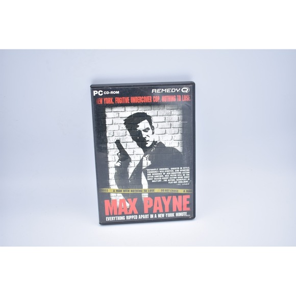 Other - Max Payne PC CD-ROM Video Game 2001 Complete Original Case Insert 0663593140012